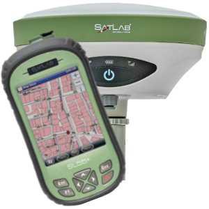 ODBIORNIK GPS RTK GIS SATLAB SL900 PLUS KONTROLER SATLAB SL55 PLUS